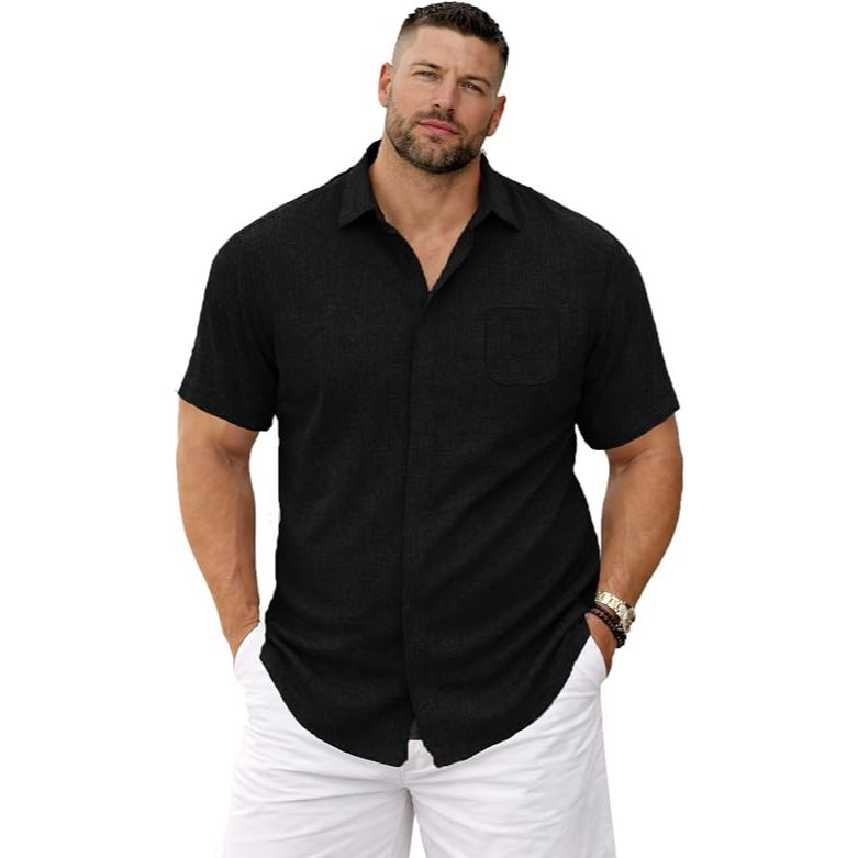 Tall Solid Short Sleeve Shirt
