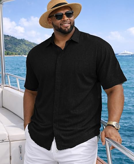 Tall Solid Short Sleeve Shirt