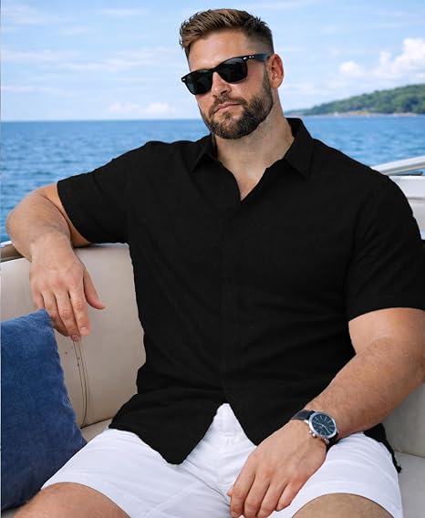 Tall Solid Short Sleeve Shirt