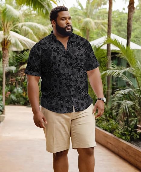 Tall Vintage Floral Hawaiian Shirt